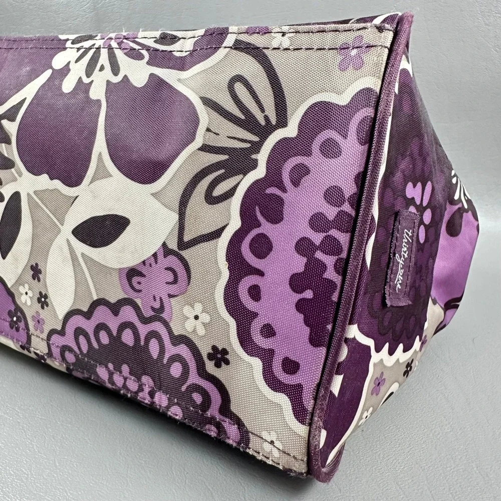 Thirty-One Glamour Case Plum Awesome Blossom Toiletry Cosmetic Travel Bag